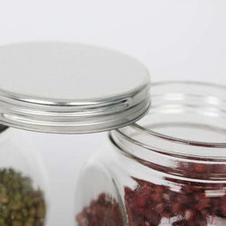 多功能扁狀儲物玻璃瓶 儲存、收納與外貿定制